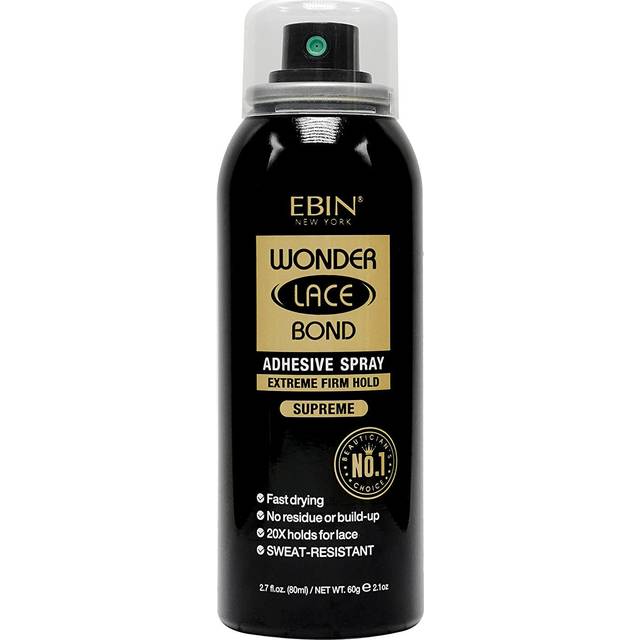 Ebin New York Wonder Lace Bond Adhesive Spray Extreme Firm Hold Supreme 80ml