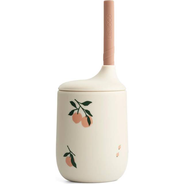 Liewood Ellis sugrörsmugg Peach/sea shell mix - Rosa