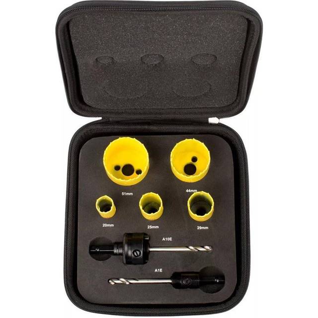 Starrett KDC05021 7 Piece Electricians Hole Saw Set