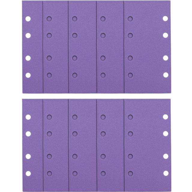 Trend 93mm X 185mm 180G Aluminium Oxide 1/3 Sheet Sanding Sheet 10 Pac