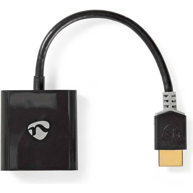 Nedis - Video transformer - HDMI - VGA - antracit (sort)