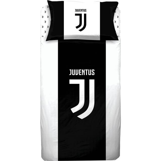 BrandMac Juventus Sengetøj Dynebetræk Hvid, Sort (200x140cm)
