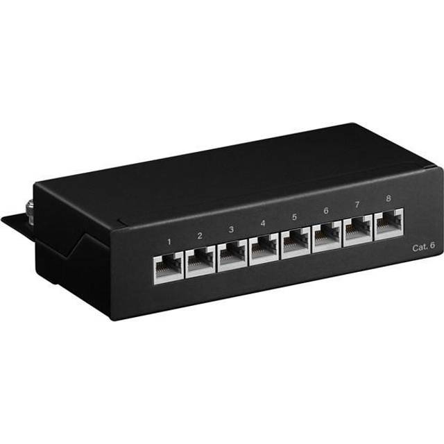 96105 CAT 6 Mini/Desktop Patch Panel, 8 Port