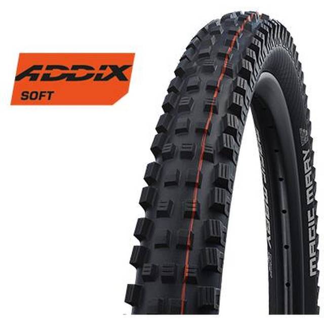 Schwalbe Magic Mary Tyre - 27.5 InchBlackSuper Ground- Addix Soft - Folding Bead2.4 Inch