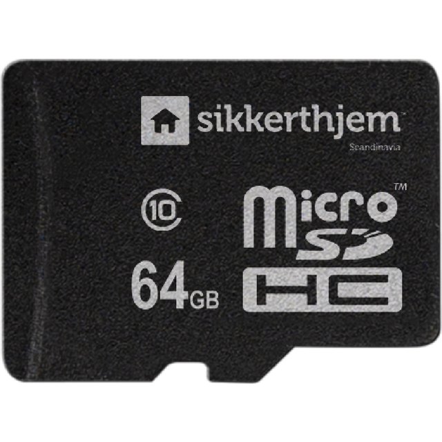 Minneskort Sikkerthjem Microsd Kort 64Gb