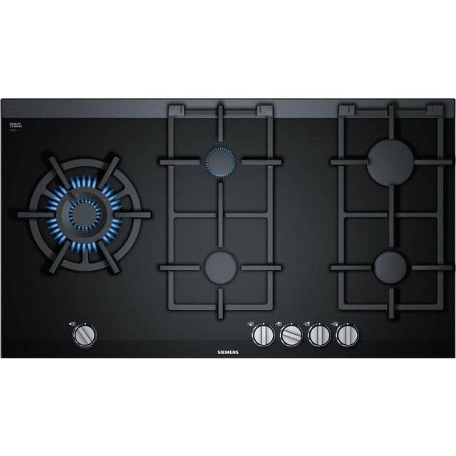 Siemens ER9A6SB70 iQ700 91cm Wide 5 Burner Gas Hob - Black