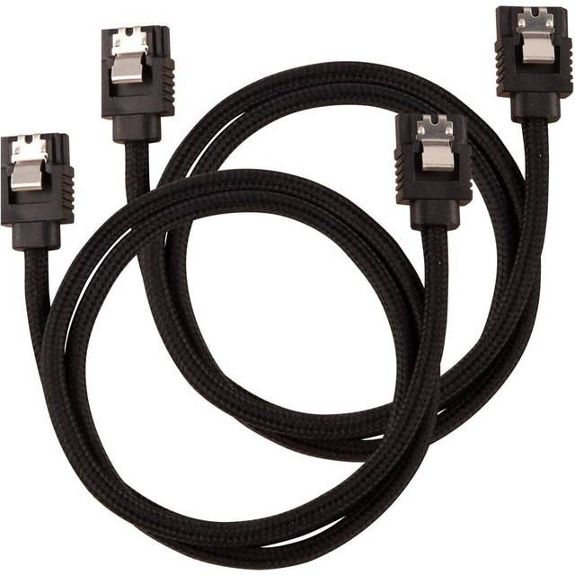Corsair SATA-kabel Rak Svart 60cm 2-pack