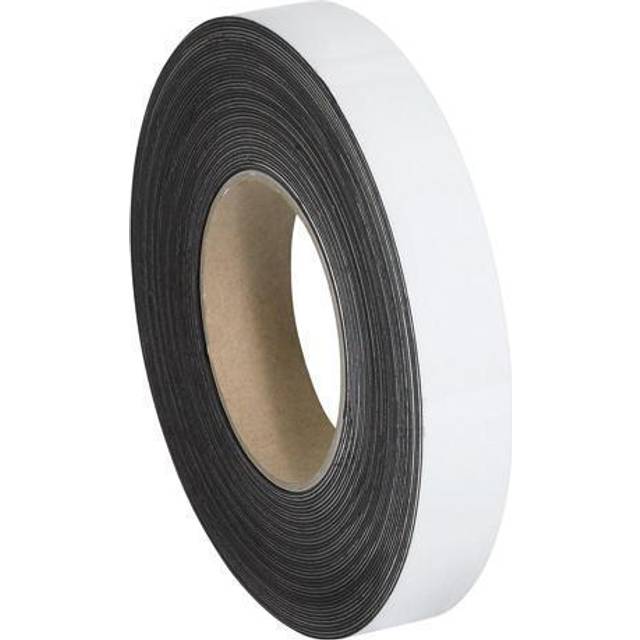 Box Partners LH138 1 in. x 100 ft. White Warehouse Labels - Magnetic Rolls