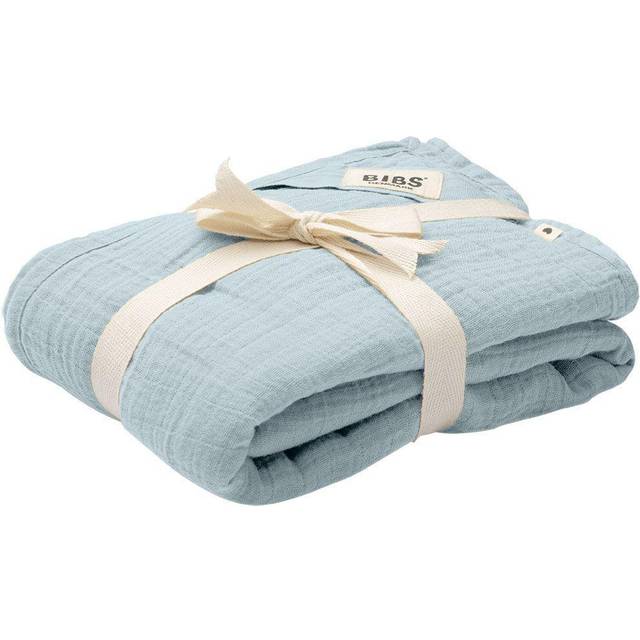 BIBS Muslin Swaddle 120 x 120 cm Baby Blue 1 pcs