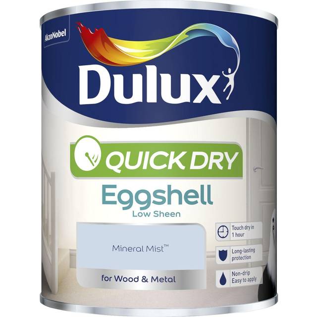 Dulux Quick Dry Eggshell - Mineral Mist - 750ml