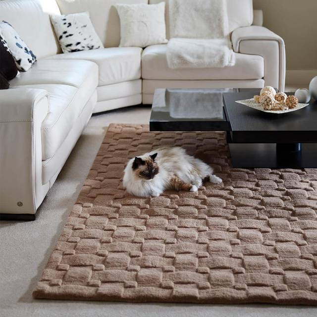 Basketweave Blush Rug - Pink (Rectangle 80 x 150cm)