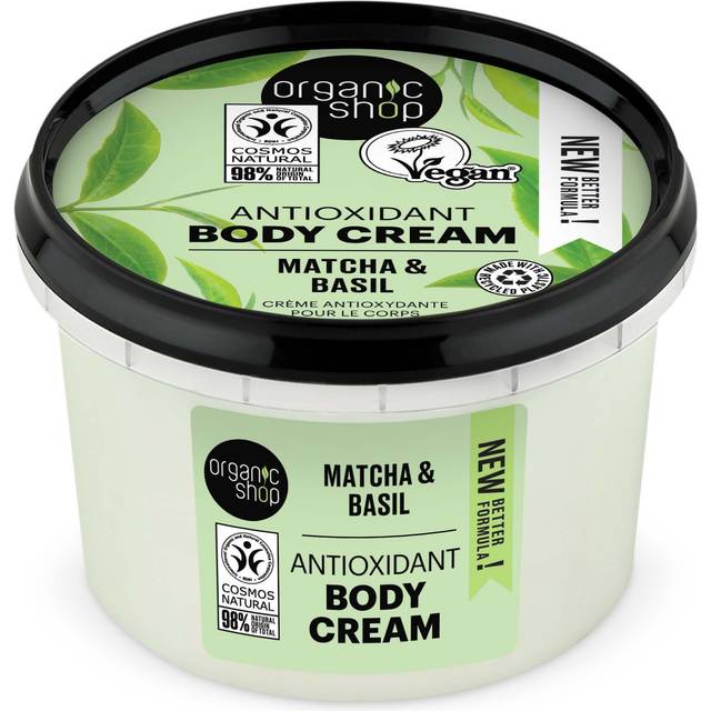 Organic Shop Antioxidant Body Cream Matcha & Basil 250ml