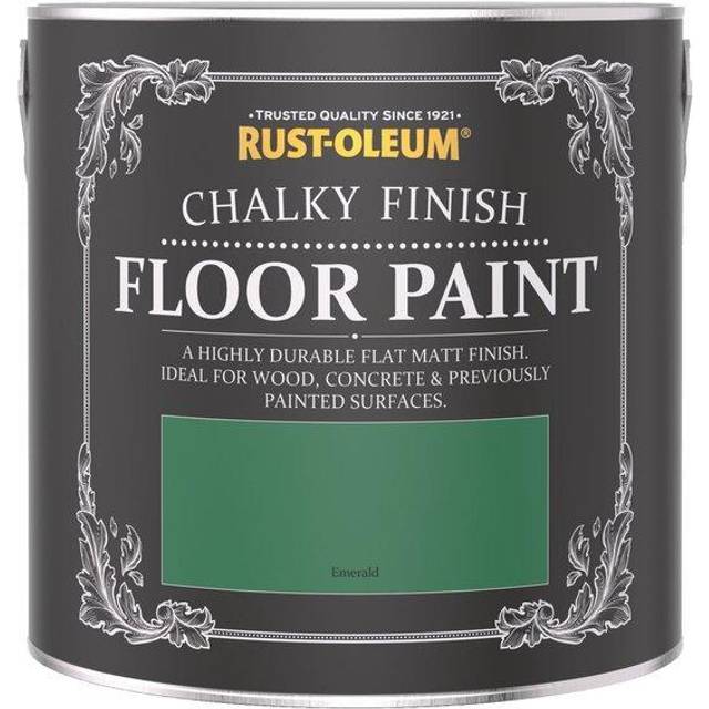 Chalky Floor Paint Emerald - Green