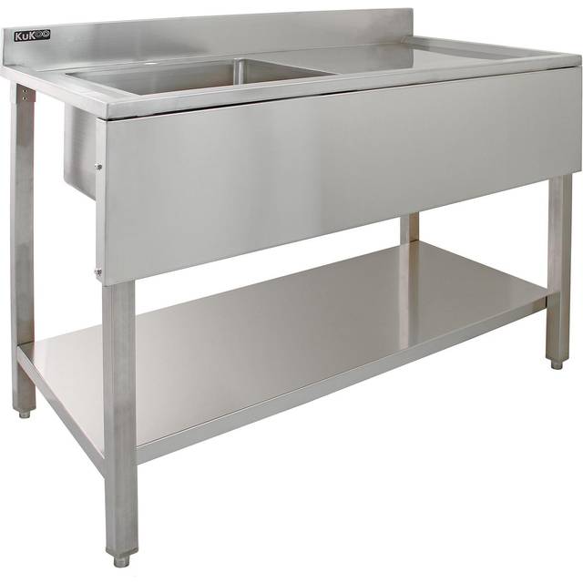 Kukoo Commercial Stainless Steel Sink - Right Hand Drainer