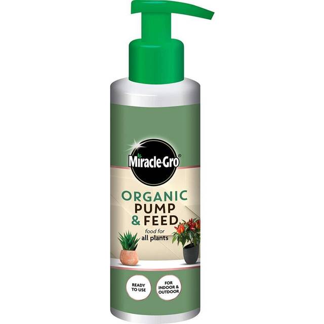Miracle-Gro Organic Pump & Feed Liquid Houseplant Food, 200 ml, Green