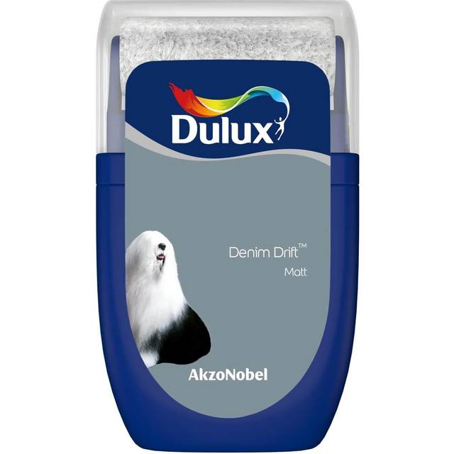 Dulux Denim Drift Matt Emulsion Paint Tester Pot 30ml - Blue