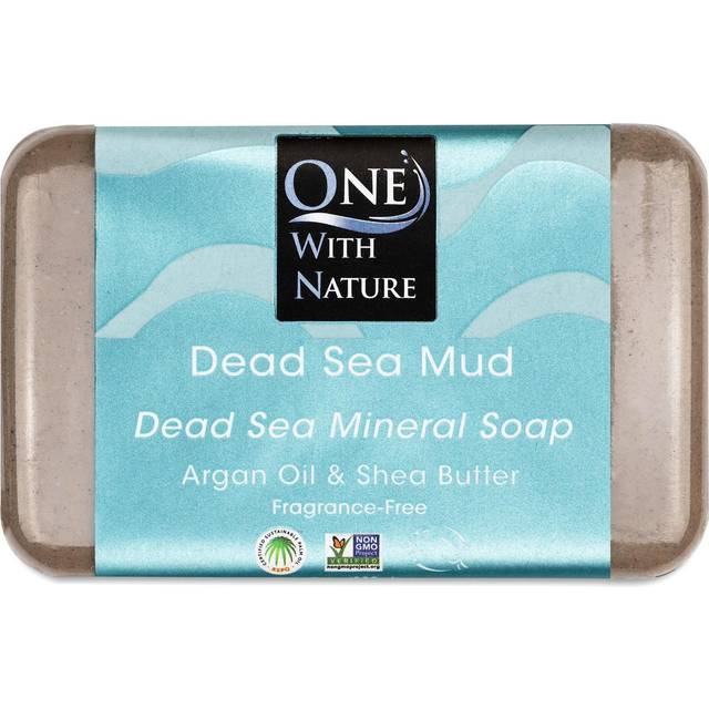 One With Nature Dead Sea Mineral Bar Soap Dead Sea Mud 7 oz