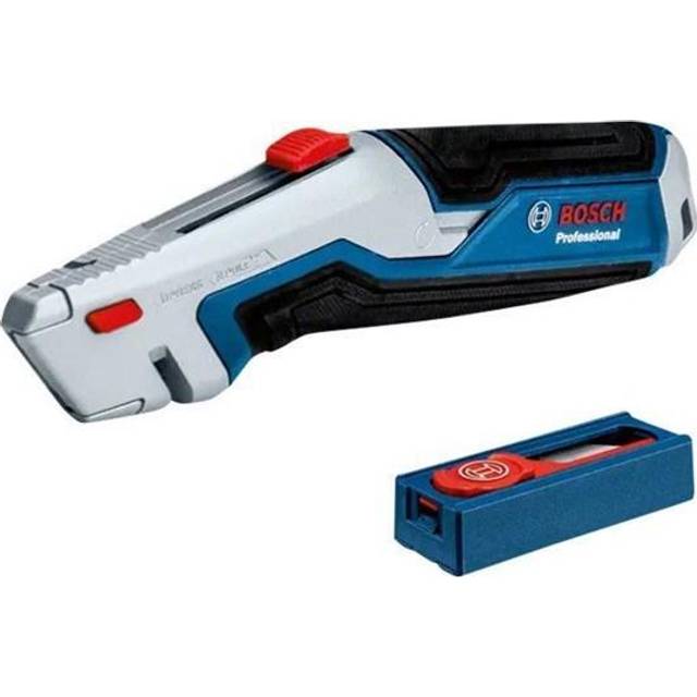 Bosch Professional universalkniv med utfällbart knivblad och 10-delars knivbladssats