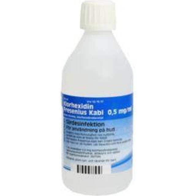 Klorhexidin Fresenius Kabi, kutan lösning 0,5 mg/ml 250 ml