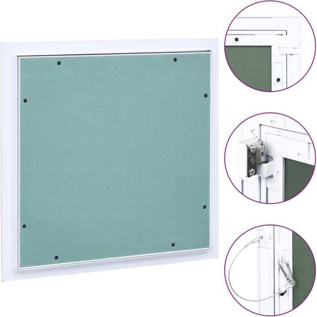 vidaXL Access Panel With Aluminium Frame And Plasterboard 400X400mm