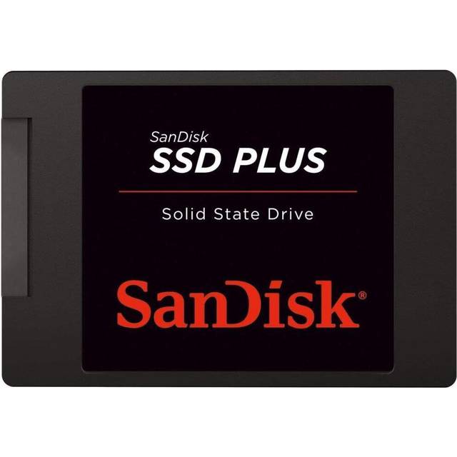 SanDisk SSD PLUS 480 GB SATA III 2.5-Inch Internal Solid State Drive, SDSSDA-480G-G26 , Black