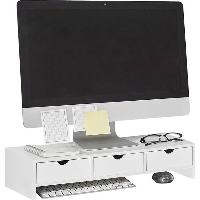 SoBuy BBF03-W, Monitor Stand Computer Screen Monitor Riser Desk
