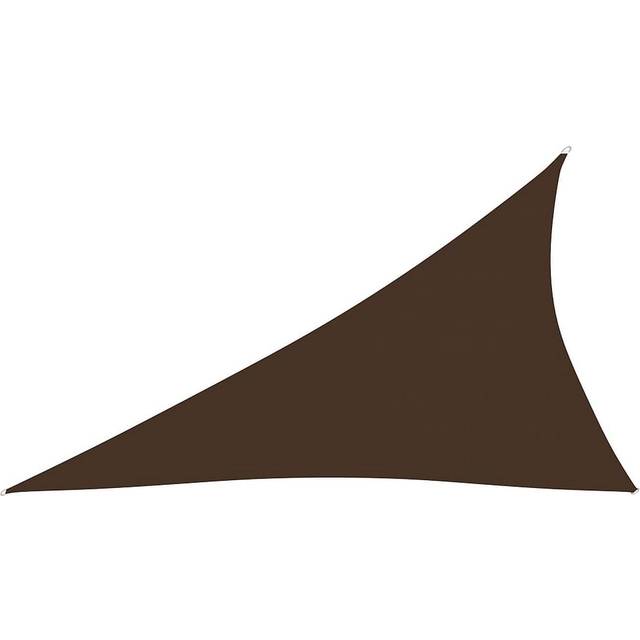 vidaXL Sunshade Sail Oxford Fabric Triangular 3x4x5 m Brown