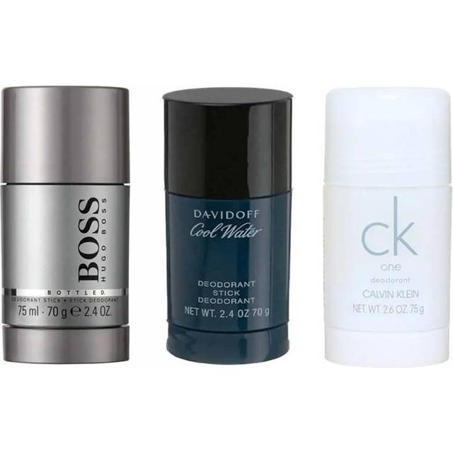 3-pack Deostick (Boss Bottled + Cool Water + CK One 75ml)