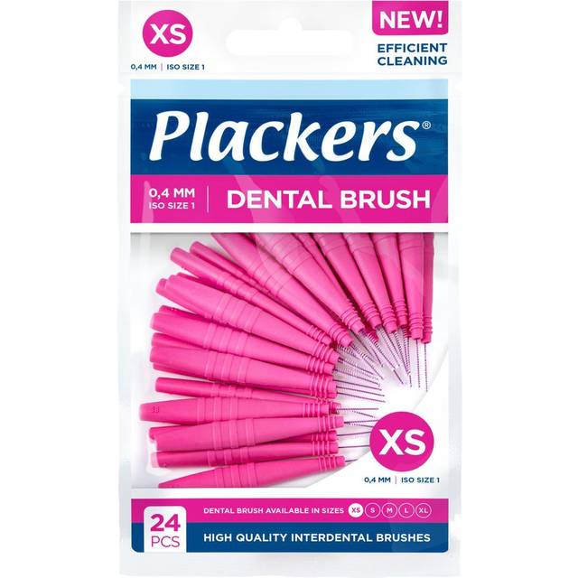 Plackers Dental Brush XS 0.4 mm 24 st