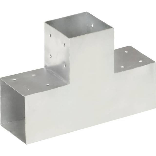 stolpebeslag T-form 101x101 mm galvaniseret metal