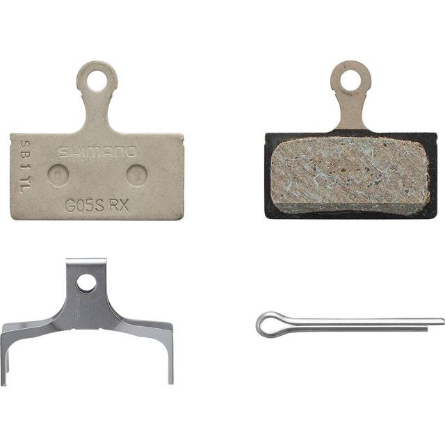 Shimano G05S-RX disc pads and spring - Black