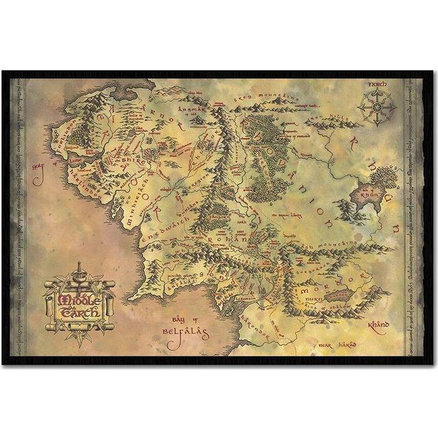 The Lord Of The Rings Poster Middle Earth 192