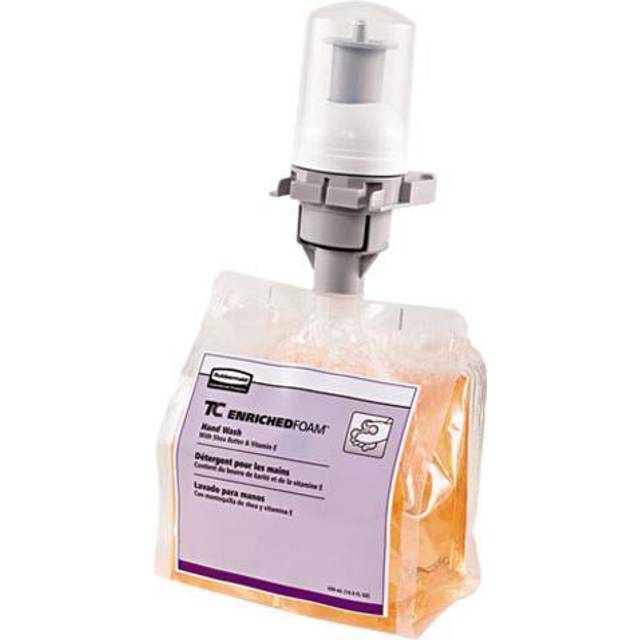 Rubbermaid Commercial Products Flex Moisturizing Foam Hand Soap Refill  1300mL  Light Floral Scent  Green Seal Certified  Compatible with RCP's Flex D