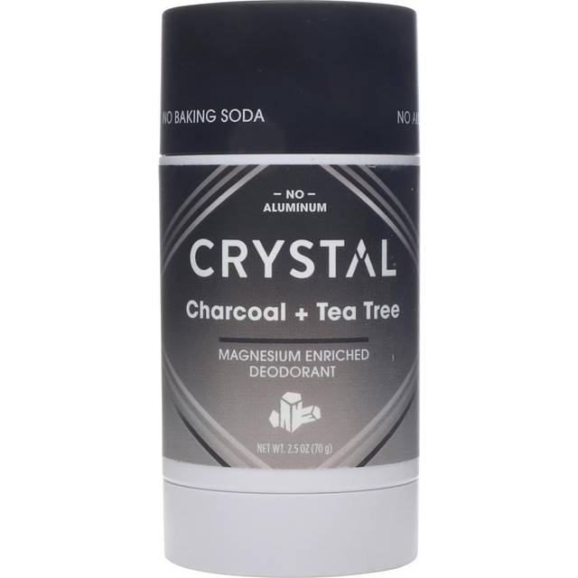 Crystal Magnesium Enriched Deodorant Stick Charcoal & Tea Tree 2.5 oz