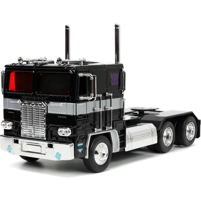 Decepticon Nemesis Prime with Robot on Chassis &#34;Transformers&#34; TV Series &#34;Hollywood Rides&#34; Series 1/24 Diecast Model by Jada
