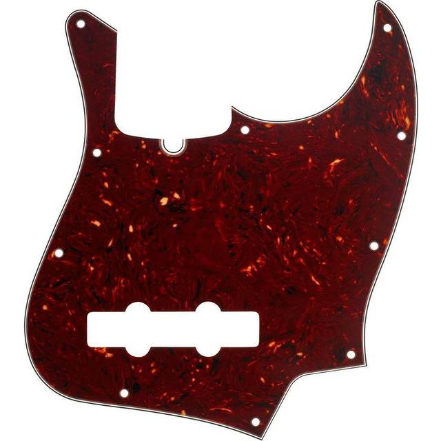 Fender 10-hole Contemporary Jazz Bass Pickguard - Tortoise Shell