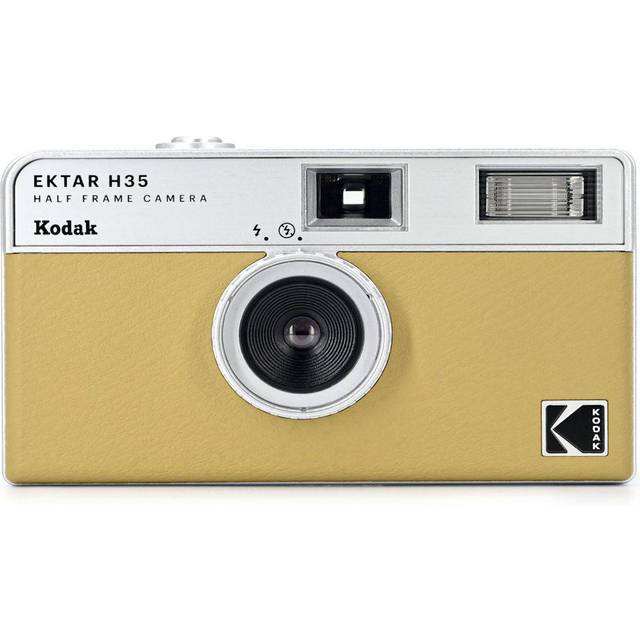 KODAK EKTAR H35 filmkamera med halvformat, 35 mm, återanvändbar, utan fokusering, lätt, lätt att använda (svart) (film och AAA-batteri ingår inte)