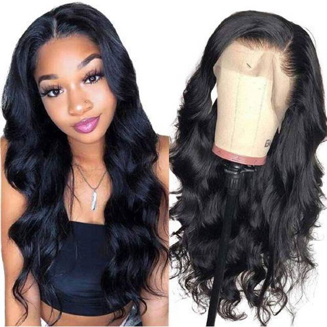 Foreverlove Body Wave Lace Front Wigs Human Hair Pre Plucked 150% Density Unprocessed Brazilian Virgin Human Hair 13x4 HD Lace Frontal Wig Over Should