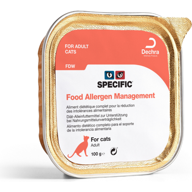 (7 x 100g) Dechra Specific FDW Food Allergy Feline Foils 100g