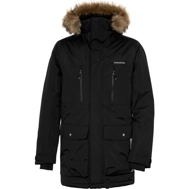 Didriksons Fredrik Mens Parka Jacket (Deep Green)
