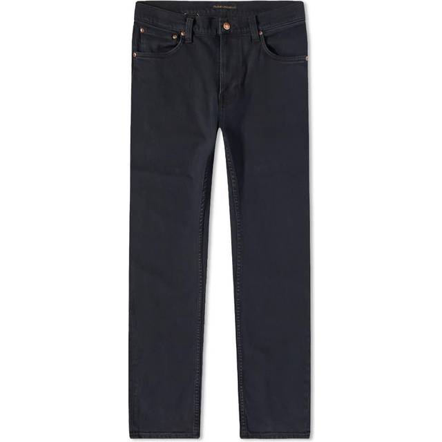 Nudie Jeans Black Lean Dean Jeans - Black Skies - WAIST US 28x32