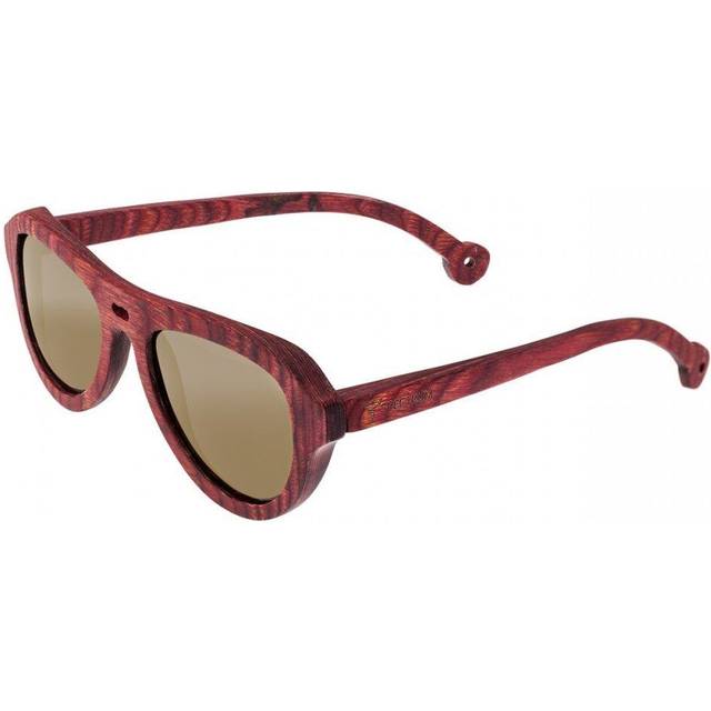 Spectrum Unisex Keaulana Wood Polarized Sunglasses - Gold - One Size