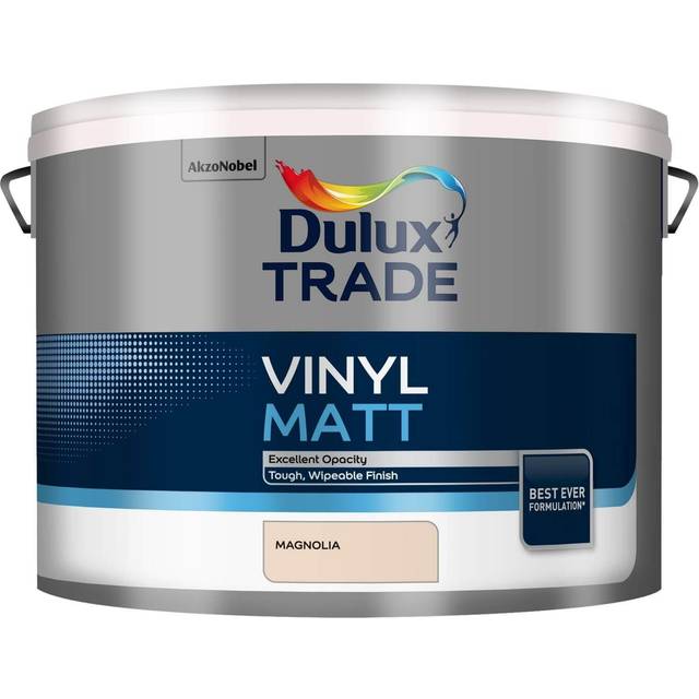 Dulux Trade Vinyl Matt Emulsion Paint - Magnolia - 10L