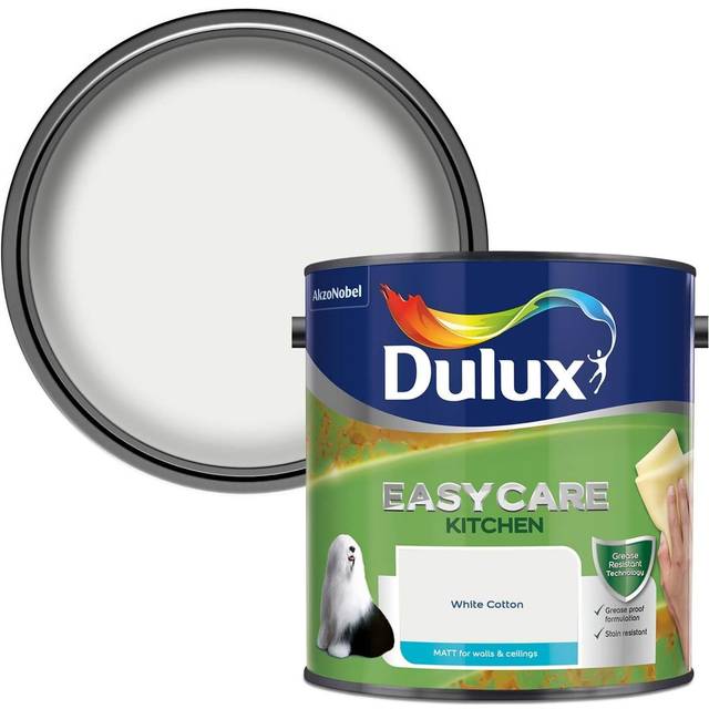Dulux Easycare Kitchen Matt - White Cotton