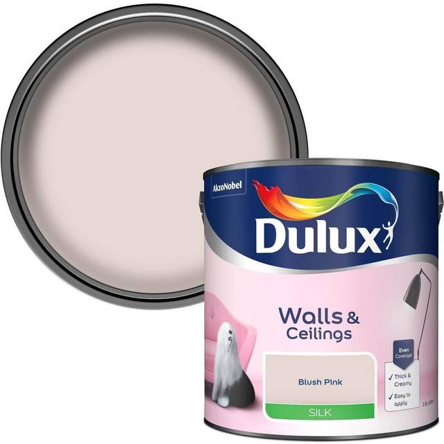 Dulux Silk Emulsion Paint - Blush Pink - 2.5L