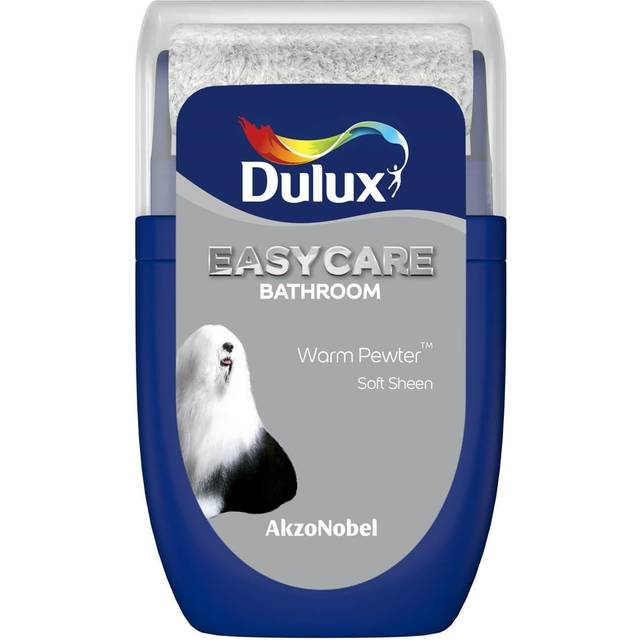 Dulux Easycare Bathroom Paint Tester Pot - Warm Pewter - 30ml