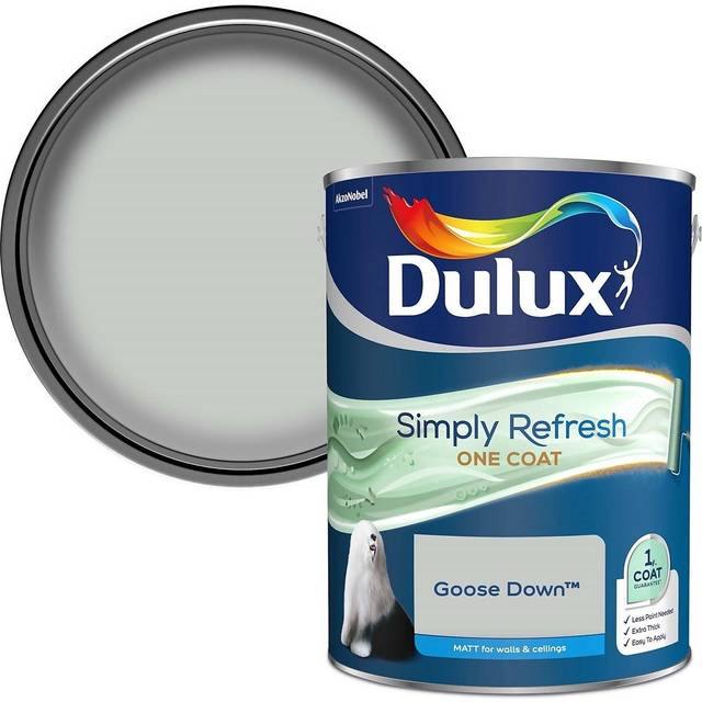 Dulux Simply Refresh One Coat Matt Goose Down, 5L - Cool Neutral
