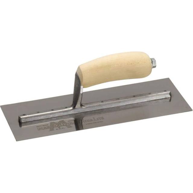 Marshalltown MXS73SS Cement Trowel Stainless Steel Wooden Handle 14 x 4.3/4in M/