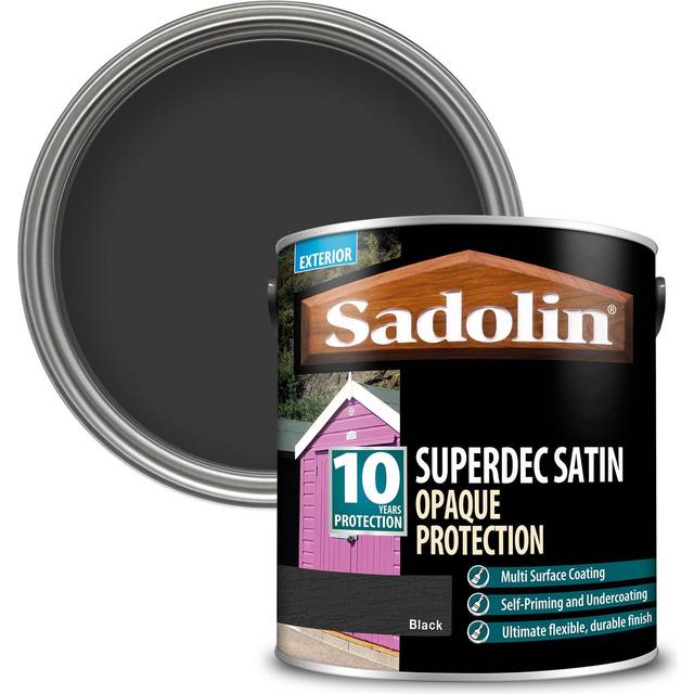 Sadolin Superdec Black Satin 2.5L