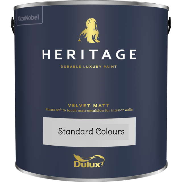 Dulux - heritage velvet matt emulsion - 2.5l - pebble grey